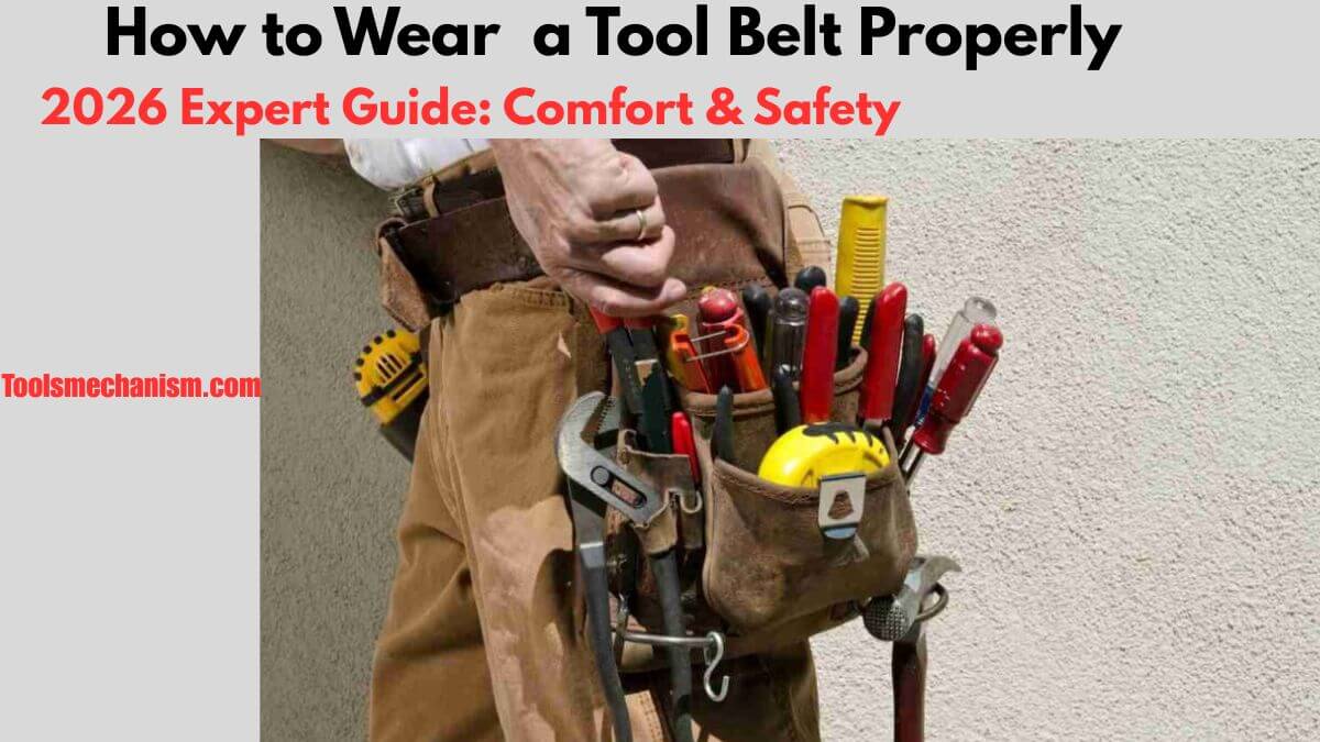 Expert guide on how to wear a tool belt properly for professional comfort and safety.
