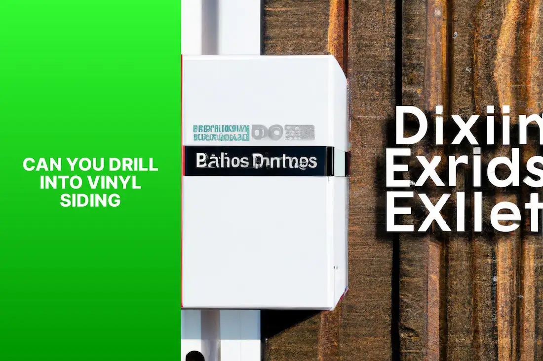 Many homeowners ask, can you drill into vinyl siding