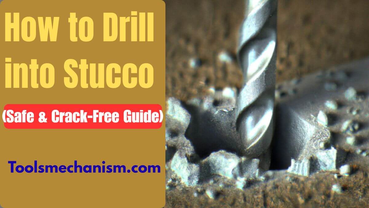 how can i drill in stucco guide masonry bit