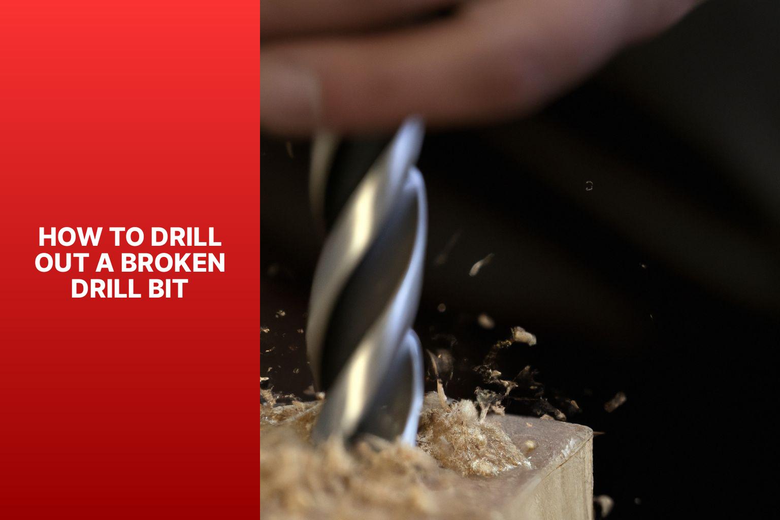 How To Drill Out A Broken Drill Bit Tools Mechanism