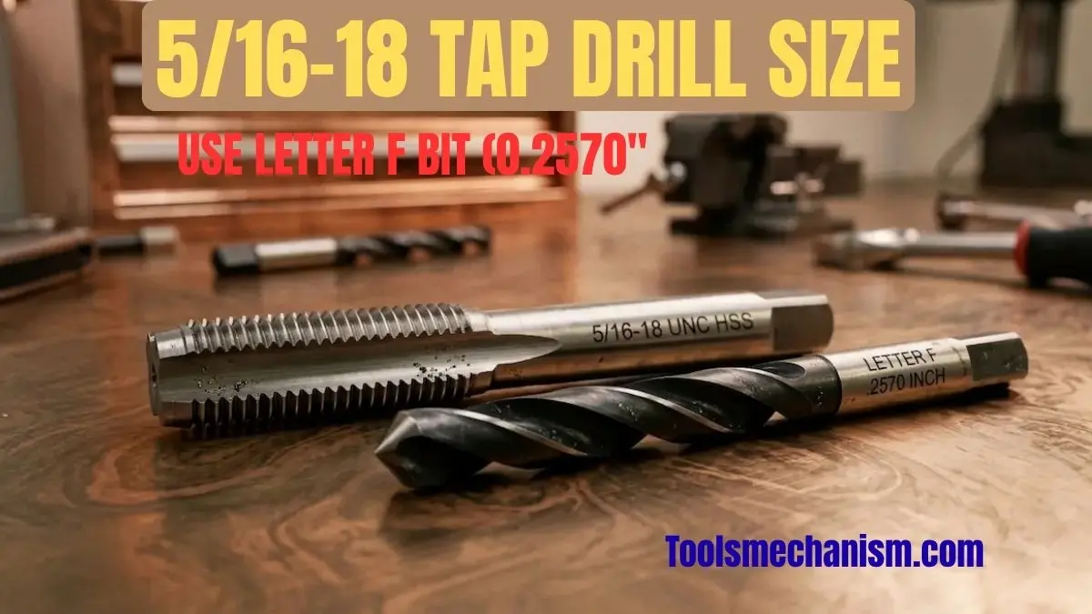 What Size Drill Bit Do I Need for a 5/16-18 Tap? (Letter F Guide)