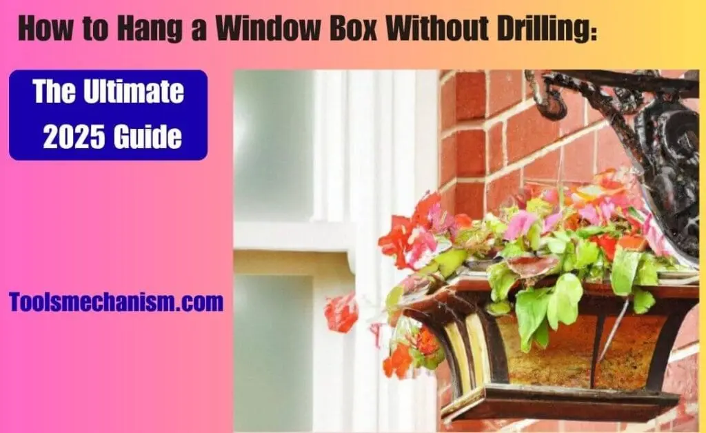 How to Hang a Window Box Without Drilling: The Ultimate Guide