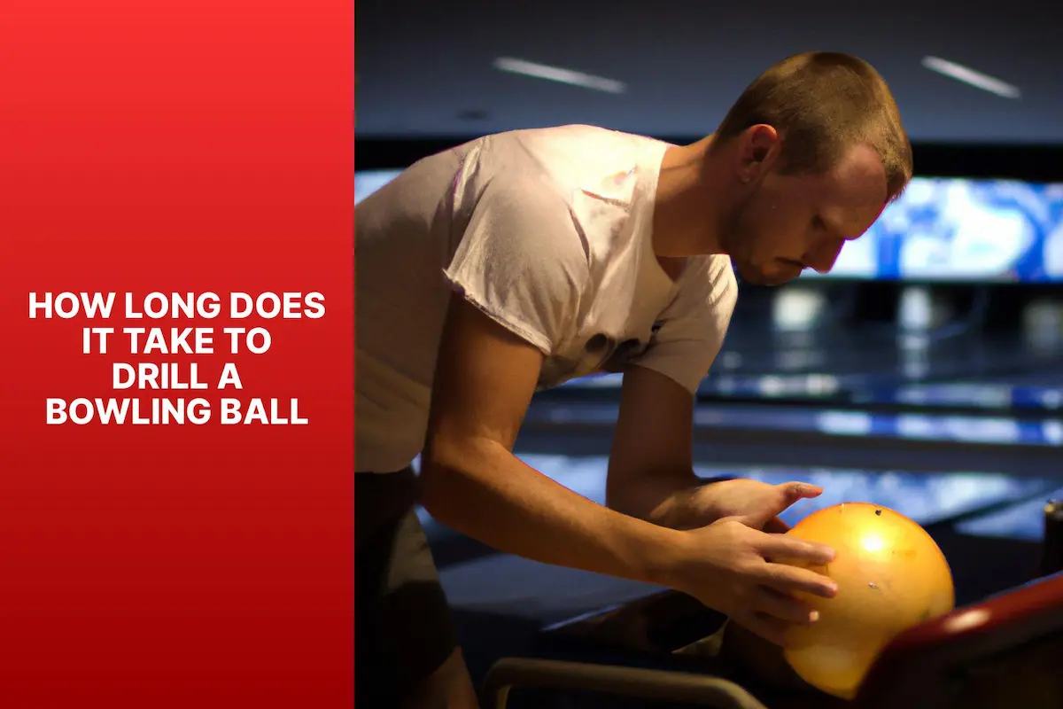 A pro shop operator working on a press showing how long does it take to drill a bowling ball professionally.
