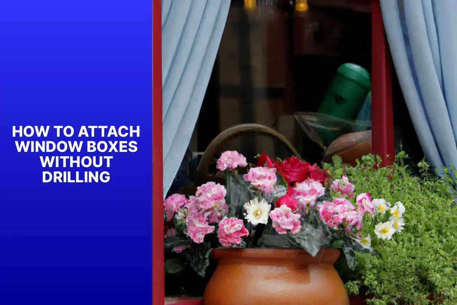 How to Attach Window Boxes Without Drilling