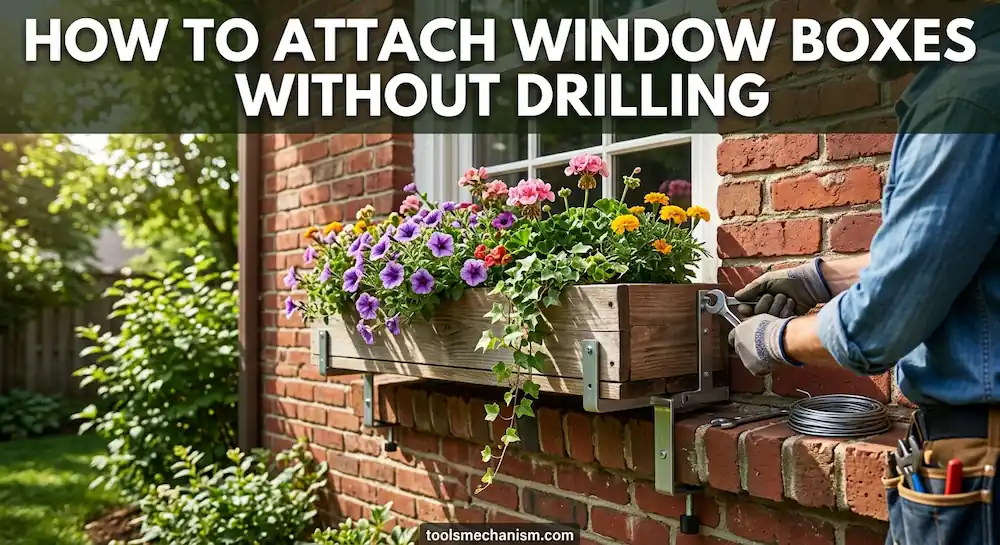 expert guide on how to attach window boxes without drilling. Discover 7 professional no-drill methods for 2026.
