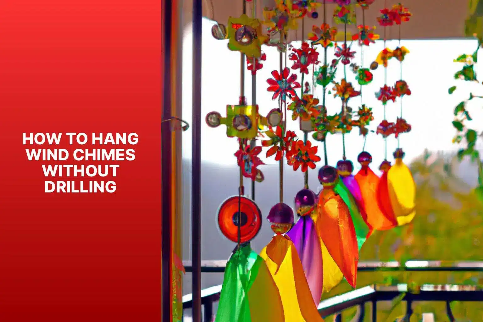 How to hang wind chimes without drilling manual guide