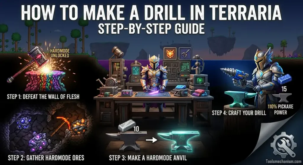 understanding how to make a drill in Terraria. is key to efficient mining and progression through the game's expansive world.