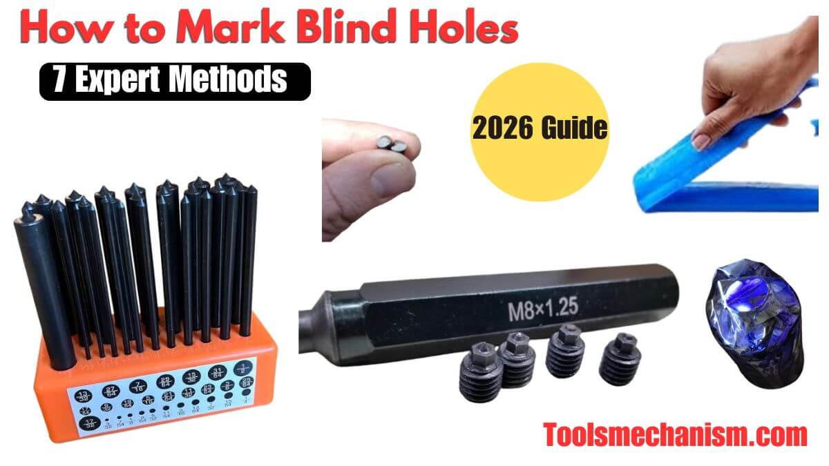 Complete visual guide on how to mark blind holes for drilling with 7 expert methods.
