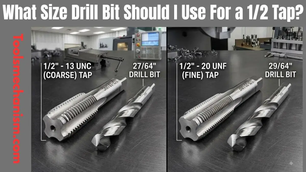 A professional guide on what size drill bit should I use for a 1/2 tap.