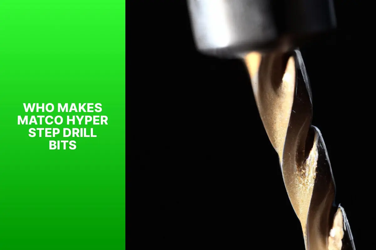 A close-up of a step tip design showing who makes matco hyper step drill bits technology.