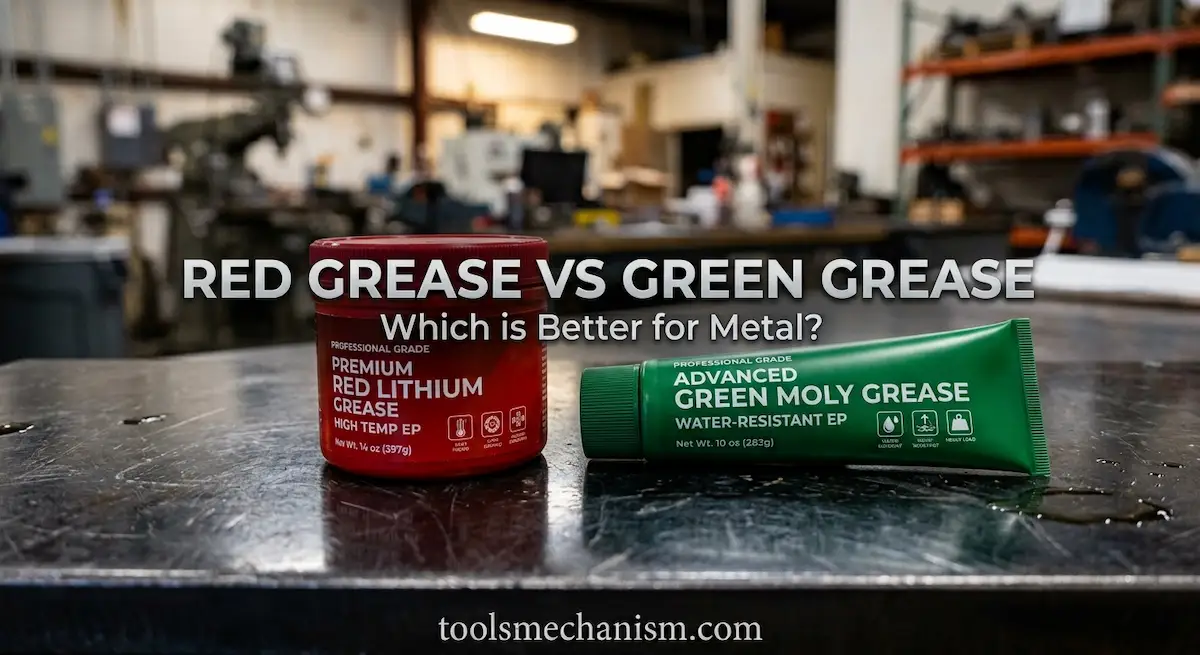 Red Grease vs Green Grease comparison guide for automotive use.