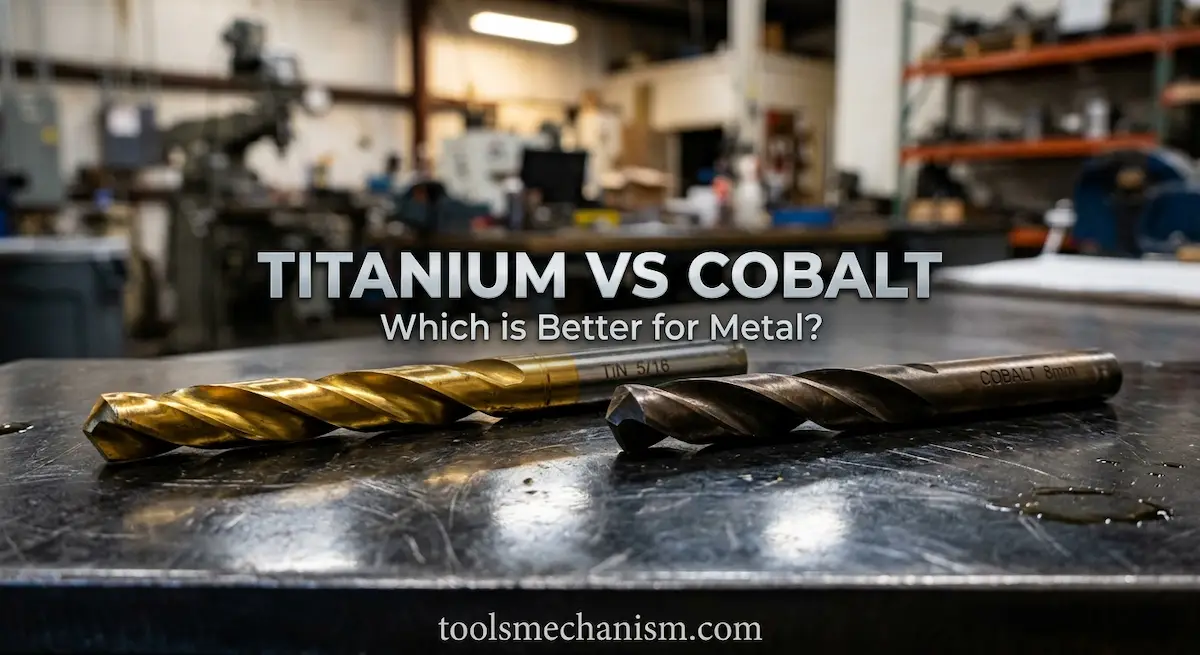 Titanium vs Cobalt drill bits comparison for metal drilling guide